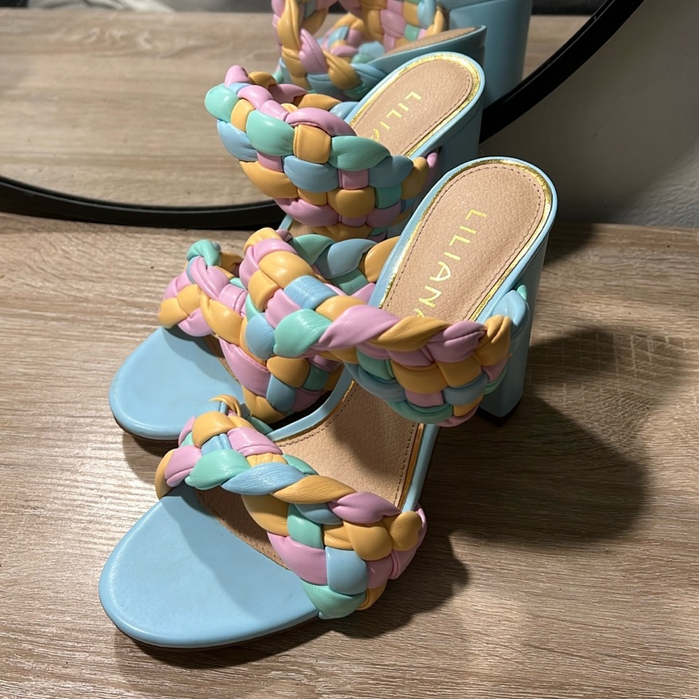 Liliana braided heels